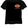070 Camiseta original de hombre Harley Davidson (negro; M)