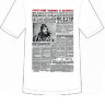 073 Camiseta de hombre estampada Primer hombre en el espacio ( blanco; M)