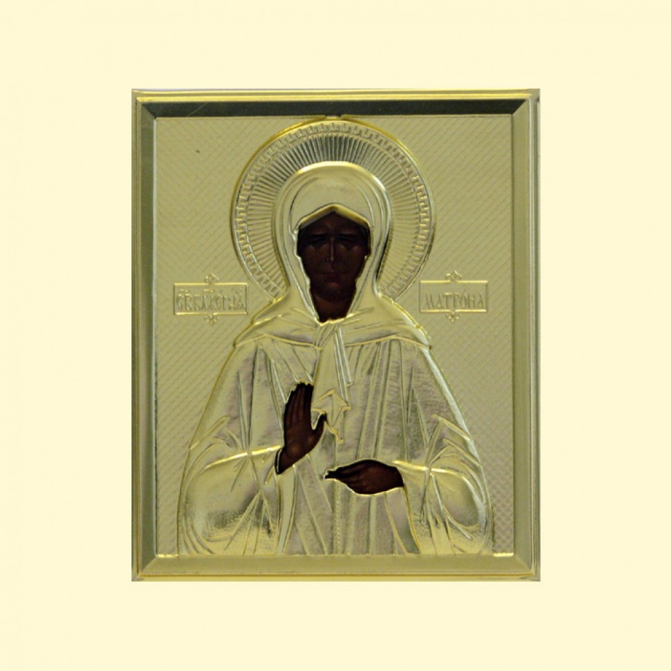El icono "la Matrona" en la casulla, 11x13 cm