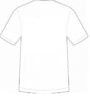 030 Camiseta de hombre graciosa Dile a Vodka "NO!" (color: blanco; talla: M, L )